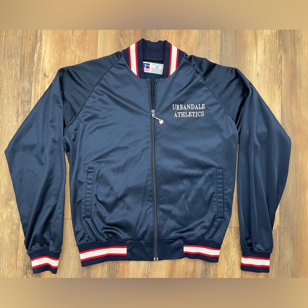 Vintage RUSSELL ATHLETICS “Urbandale Athletics” warm up jacket Size M